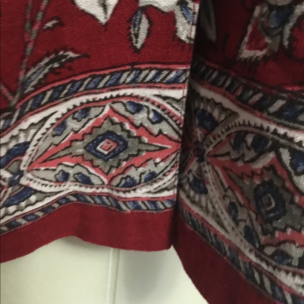 NWOT Wrap around floral skirt Talbot petite 14 - Picture 4 of 5